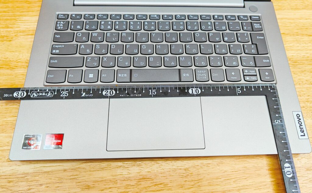 ThinkBook 14 Gen 5 (AMD)のキーボード
