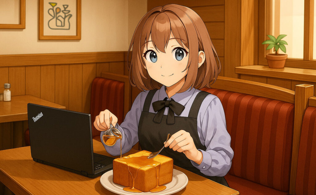 カフェとThinkPadの時間とおやつ