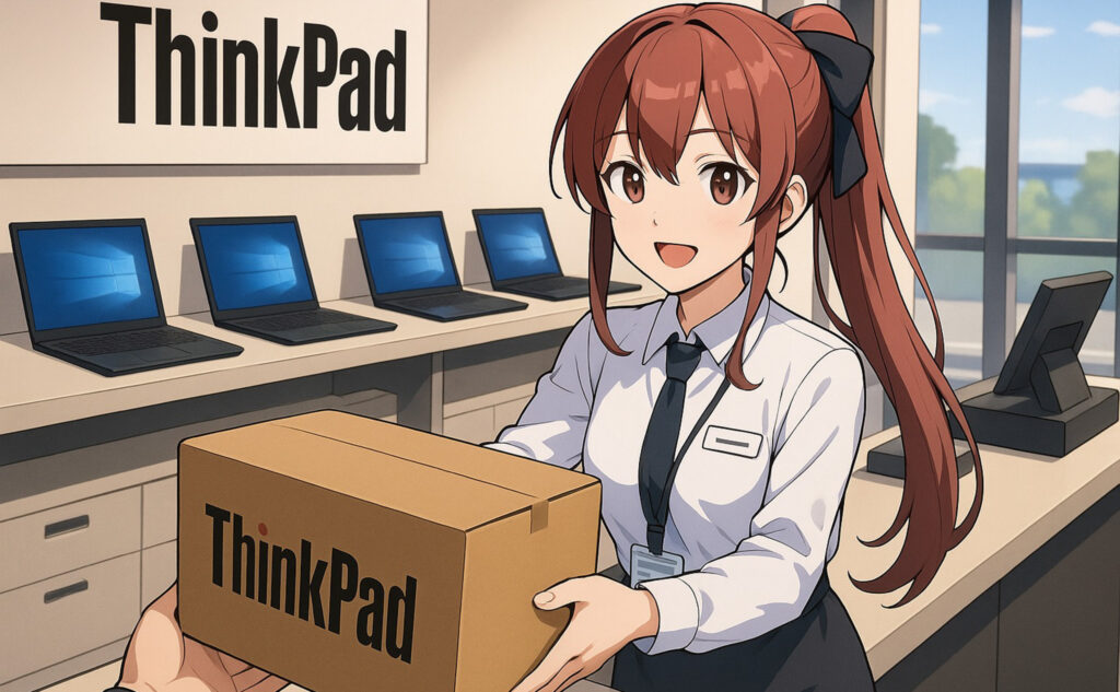 ThinkPadの販売