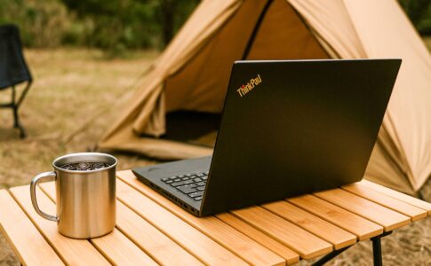 山の日とThinkPadの風景